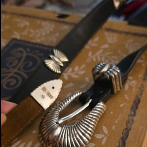 COPY Sterling N.A. Concho Oil Tanned Harness Leather THE BEST THERE IS EUC